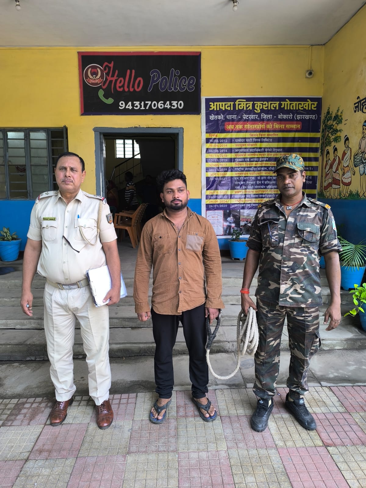 वारंटी अभियुक्त जितेन्द्र वर्णवाल गिरफ्तार, हरला थाना पुलिस की कार्रवाई