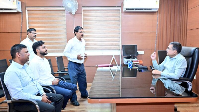 डीसी बोकारो ने लिया जियाडा क्षेत्रीय निदेशक बोकारो प्रक्षेत्र का अतिरिक्त प्रभार