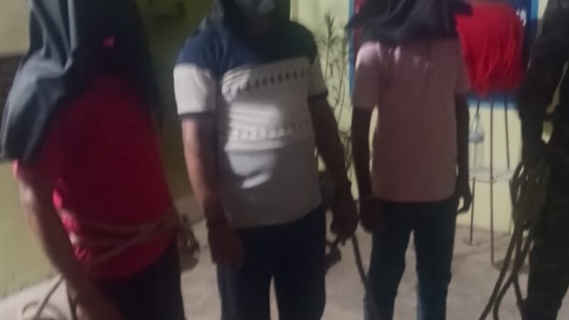 आसनापानी से गिरफ्तार तीन आरोपी को न्यायिक हिरासत में भेजा