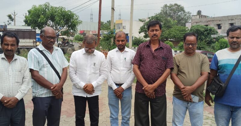 चंद्रपुरा के वरीय पत्रकार की मृत्यु पर पत्रकारों ने शोक व्यक्त किया