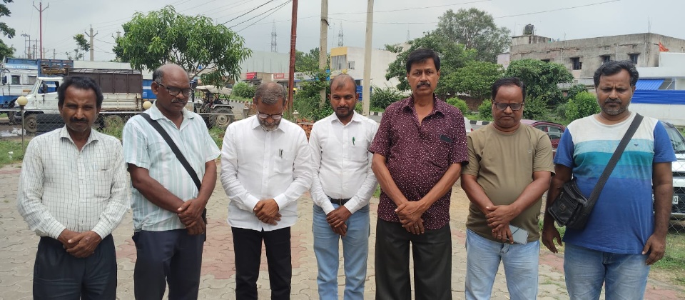 चंद्रपुरा के वरीय पत्रकार की मृत्यु पर पत्रकारों ने शोक व्यक्त किया